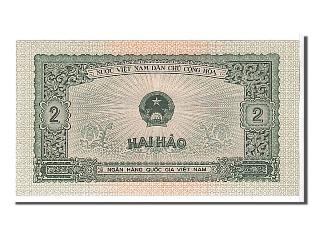 Billete, 2 Hao, 1958, Vietnam, KM:69a, UNC