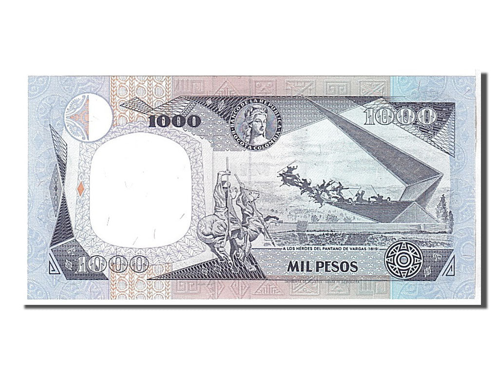 Banknote, Colombia, 1000 Pesos, 1995, KM:438, UNC(65-70)