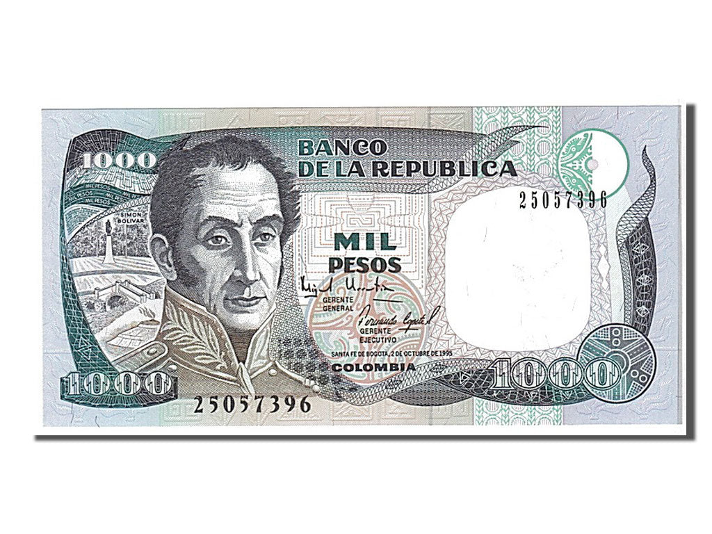 Billete, 1000 Pesos, 1995, Colombia, UNC