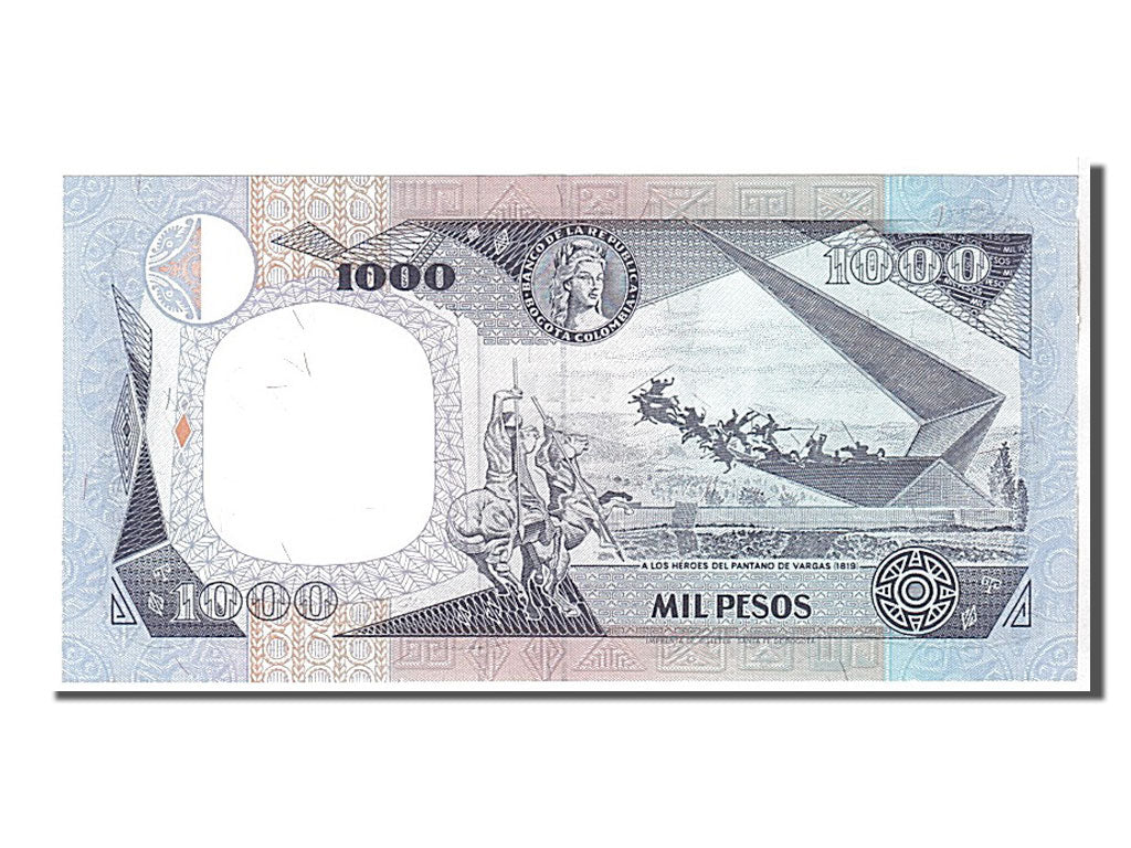 Banknote, Colombia, 1000 Pesos, 1995, KM:438, UNC(65-70)