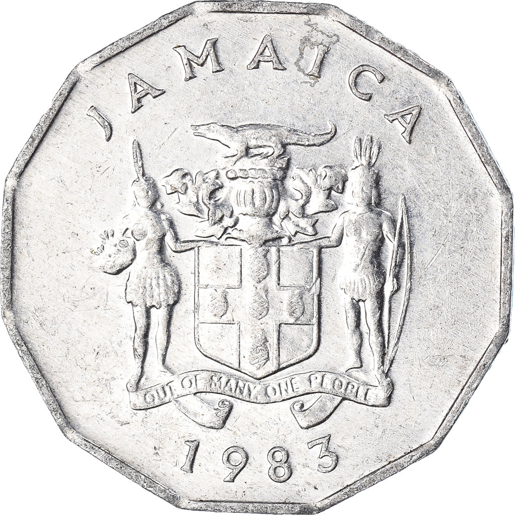 Moneda, Jamaica, Cent, 1983