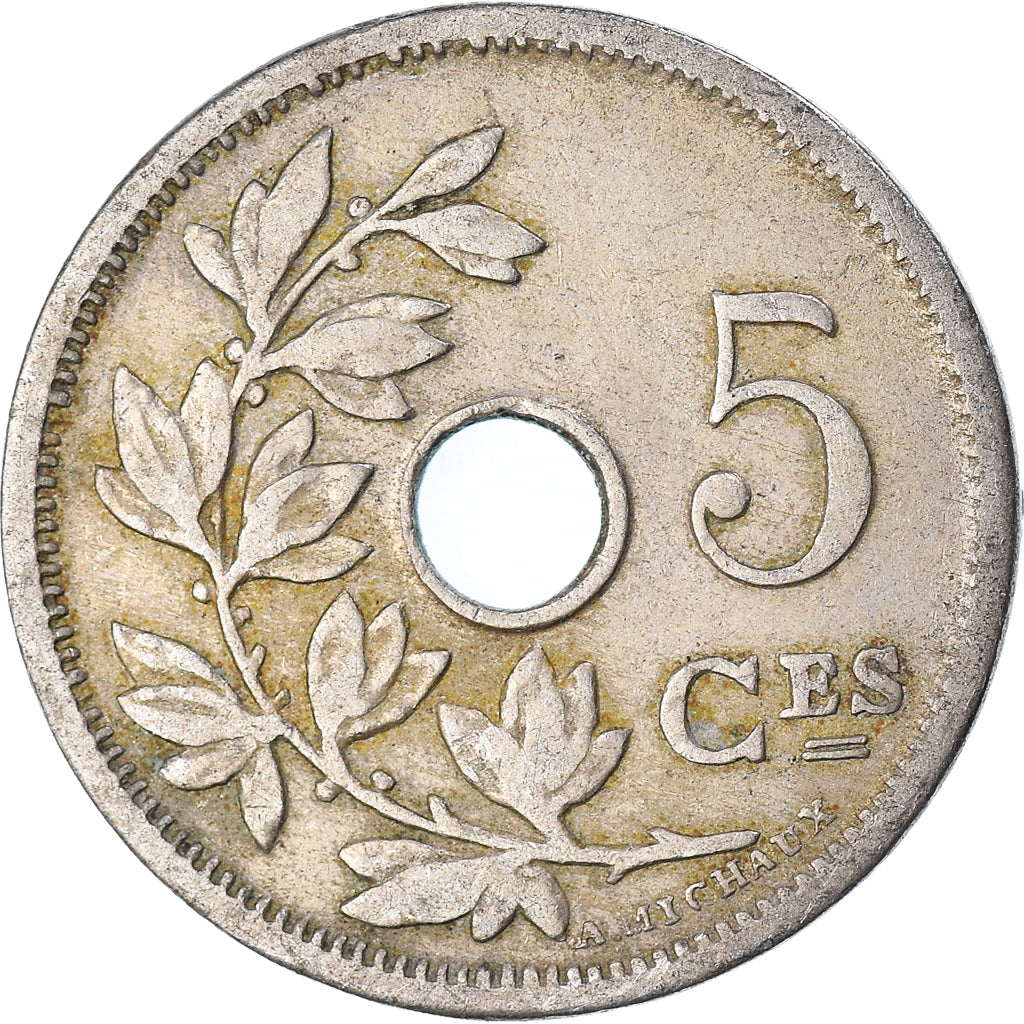 Coin, Belgium, 5 Centimes, 1903