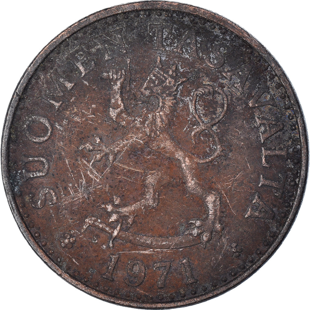 Moneta, Finlandia, 20 Pennia, 1971
