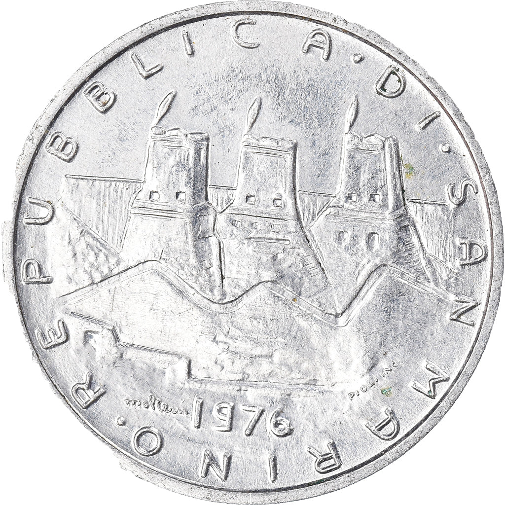 Moneta, San Marino, 5 Lire, 1976