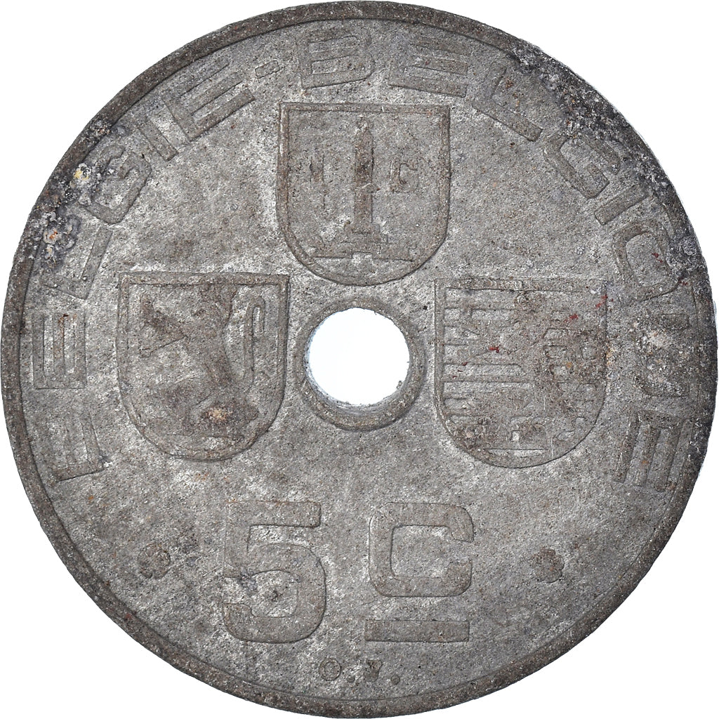 Coin, Belgium, 5 Centimes, 1941