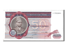 Banknote, Zaire, 50 Zaïres, 1980, KM:25a, AU(55-58)