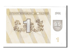 Banconote, Lituania, 1 (Talonas), 1991, FDS
