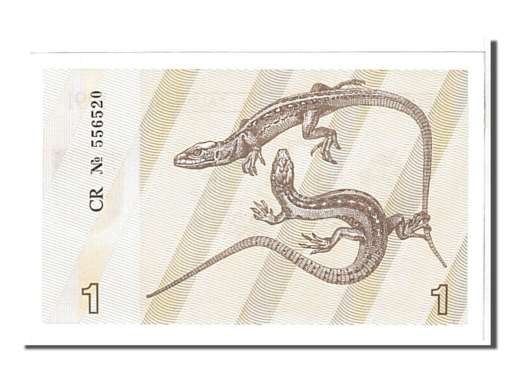Banconote, Lituania, 1 (Talonas), 1991, FDS