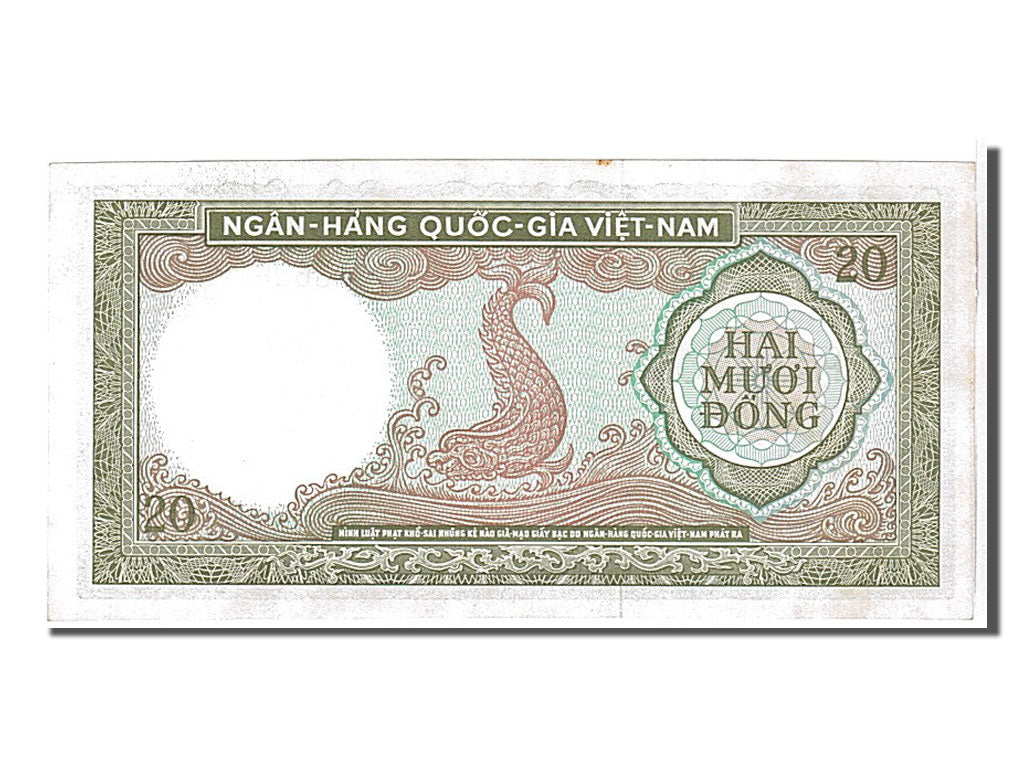 Banknote, South Viet Nam, 20 Dông, 1964, UNC(63)