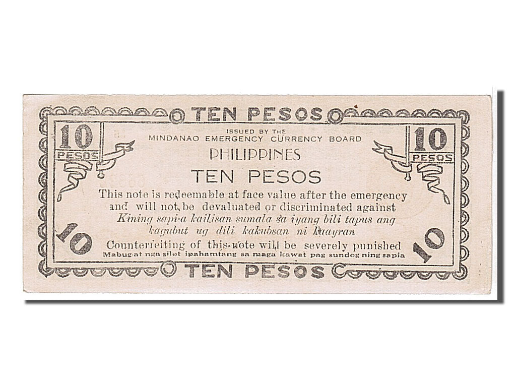 Philippines, 10 Pesos, 1944, KM #S518b, UNC(65-70), 66822