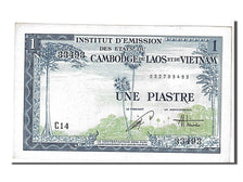 French Indo-China, 1 Piastre = 1 Dong, 1954, KM #105, UNC(65-70), C14