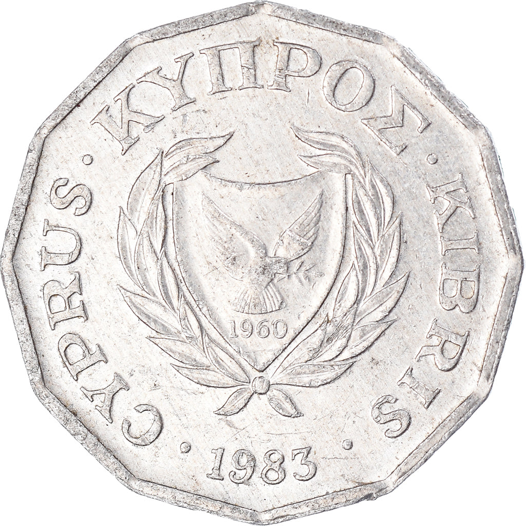 Coin, Cyprus, Half Cent, 1983