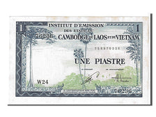 French Indo-China, 1 Piastre = 1 Dong, 1954, KM #105, UNC(65-70), W24