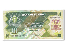 Banknote, Uganda, 10 Shillings, 1987, UNC(65-70)