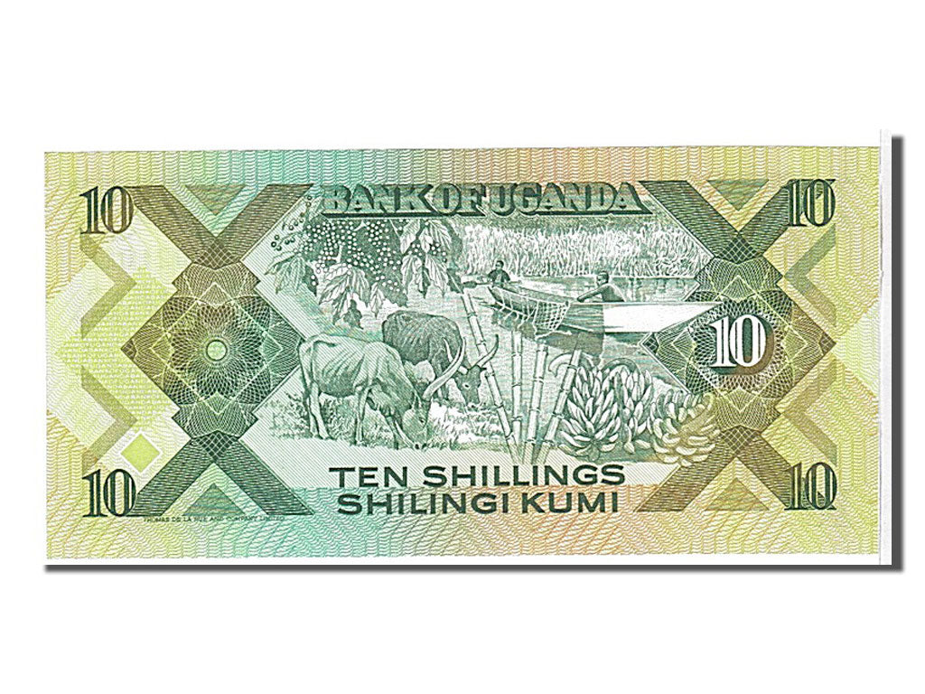 Banknote, Uganda, 10 Shillings, 1987, UNC(65-70)