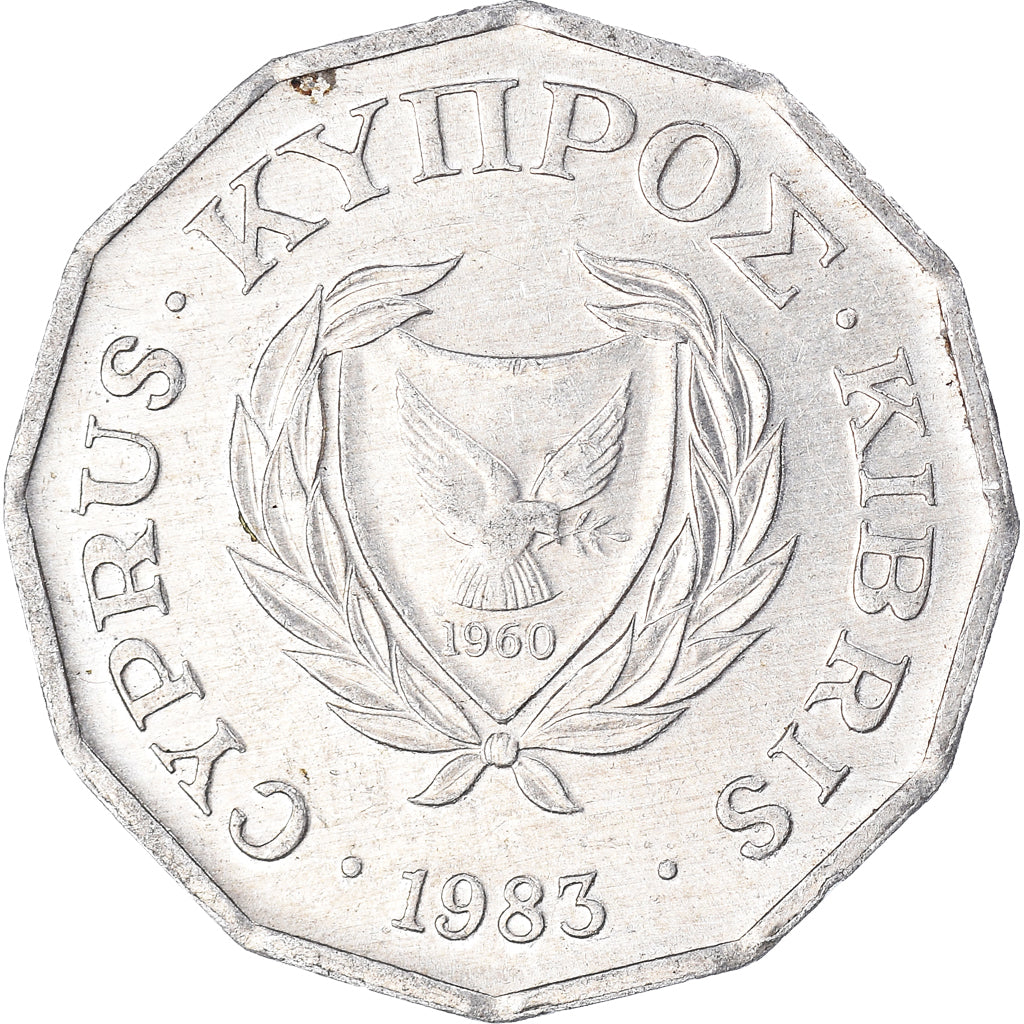 Monnaie, Chypre, 1/2 Cent, 1983