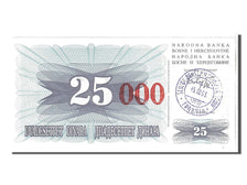 Banconote, Bosnia - Erzegovina, 25,000 Dinara, 1993, KM:54b, FDS
