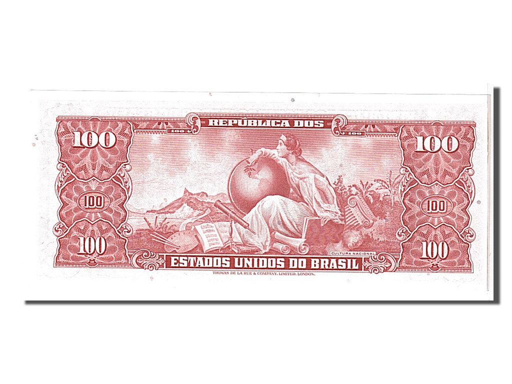 Banknote, Brazil, 10 Centavos on 100 Cruzeiros, 1966, UNC(65-70)