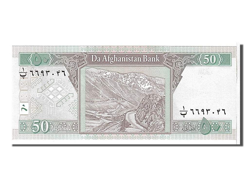 Biljet, Afghanistan, 50 Afghanis, 2004, KM:69b, NIEUW