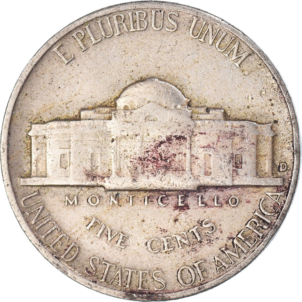 Münze, Vereinigte Staaten, 5 Cents, 1960