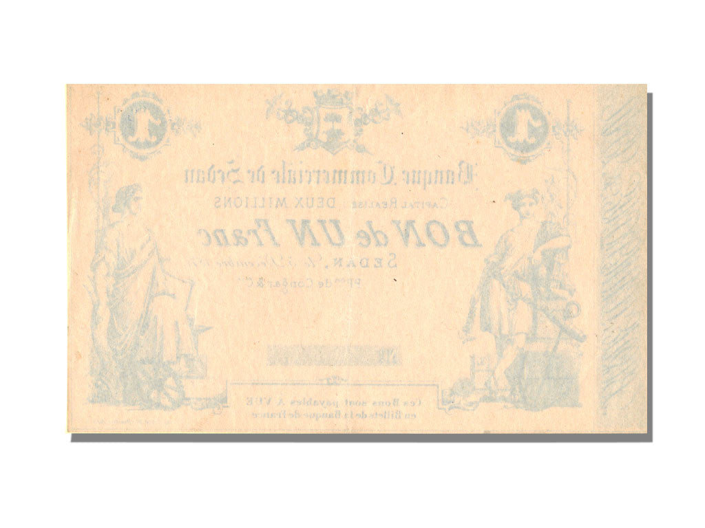 Banknote, 1 Franc, 1871, France, UNC(65-70)