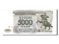 Biljet, Transnistrië, 5000 Rublei, 1993, KM:24, NIEUW