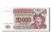Banknot, Transnistria, 50,000 Rublei = 500,000 Rublei, 1995, KM:28a, UNC(65-70)