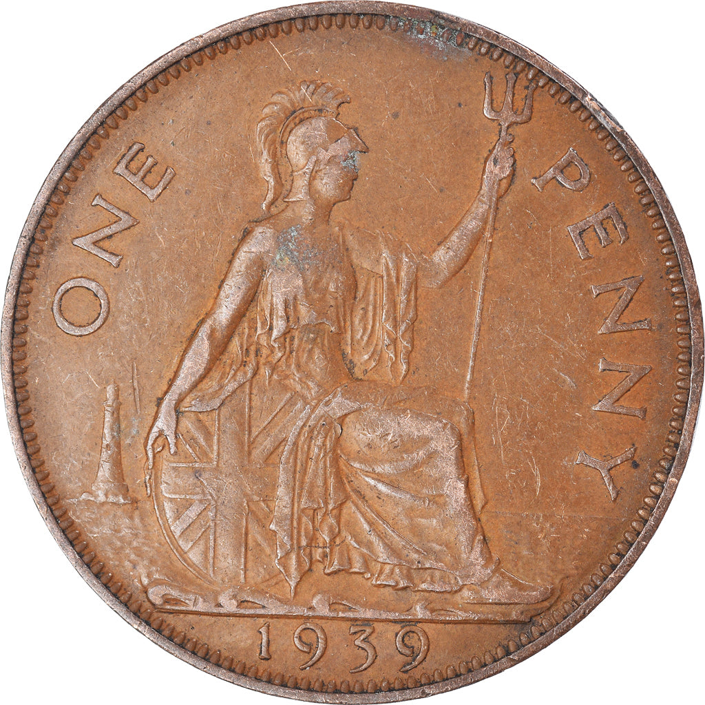 Moneda, Gran Bretaña, Penny, 1939