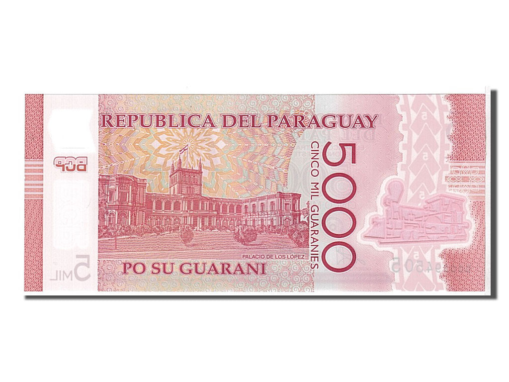 Billete, 5000 Guaranies, 2011, Paraguay, UNC