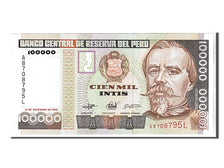 Billete, 100,000 Intis, 1989, Perú, UNC