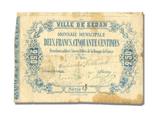 FRANCE, Sedan ou La Tour A Glaire, 2,50 Francs, 1871, VF(30-35), Jérémie #...