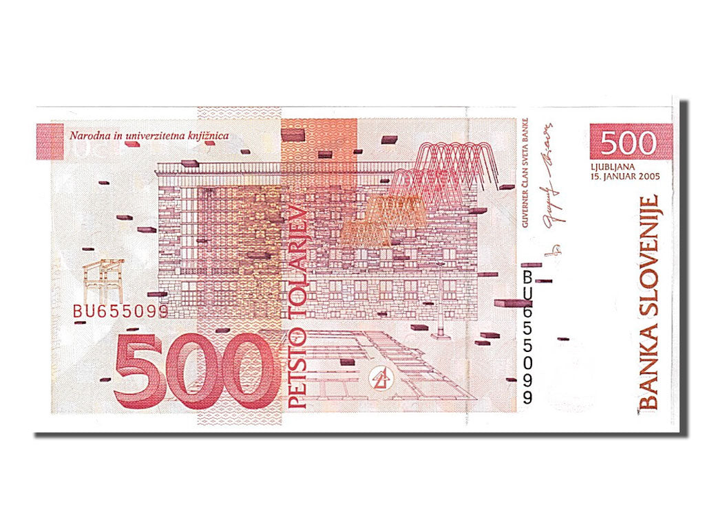Slovenia, 500 Tolarjev, 2005, KM #16c, UNC(65-70), BU655099