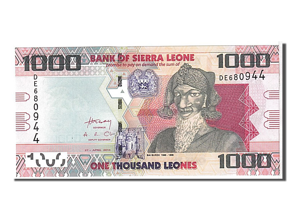 Biljet, Sierra Leone, 1000 Leones, 2010, KM:30, NIEUW