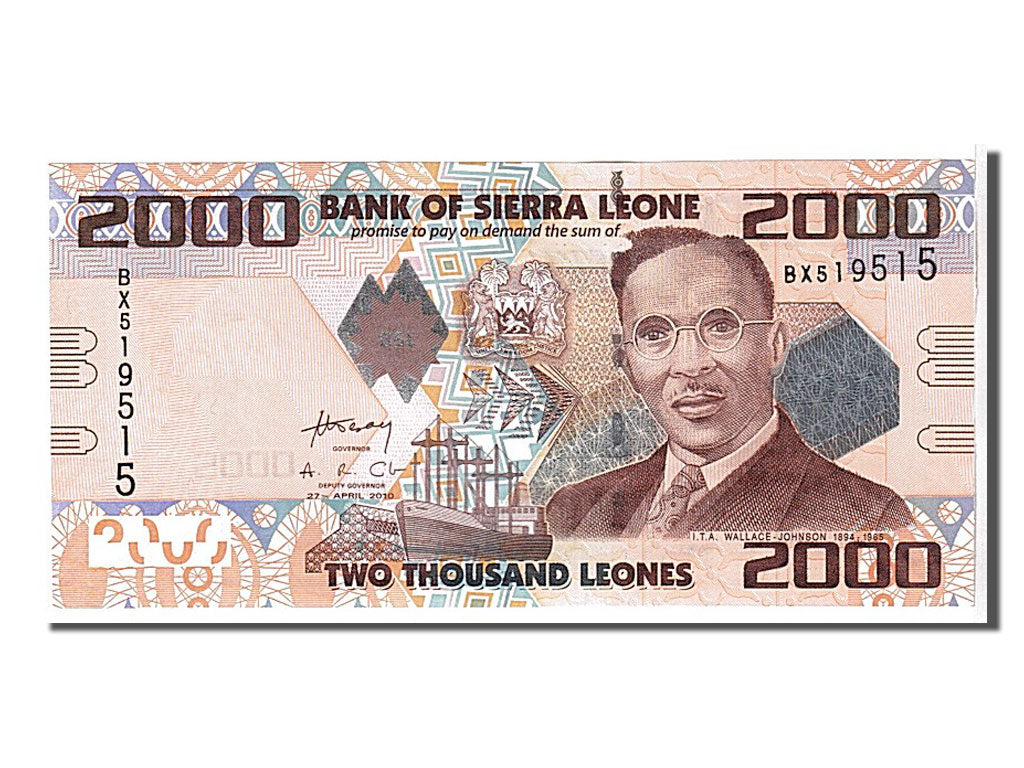 Billete, 2000 Leones, 2010, Sierra Leona, KM:31, UNC