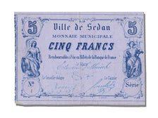 Monnaie Municipale, 5 Francs, Sedan