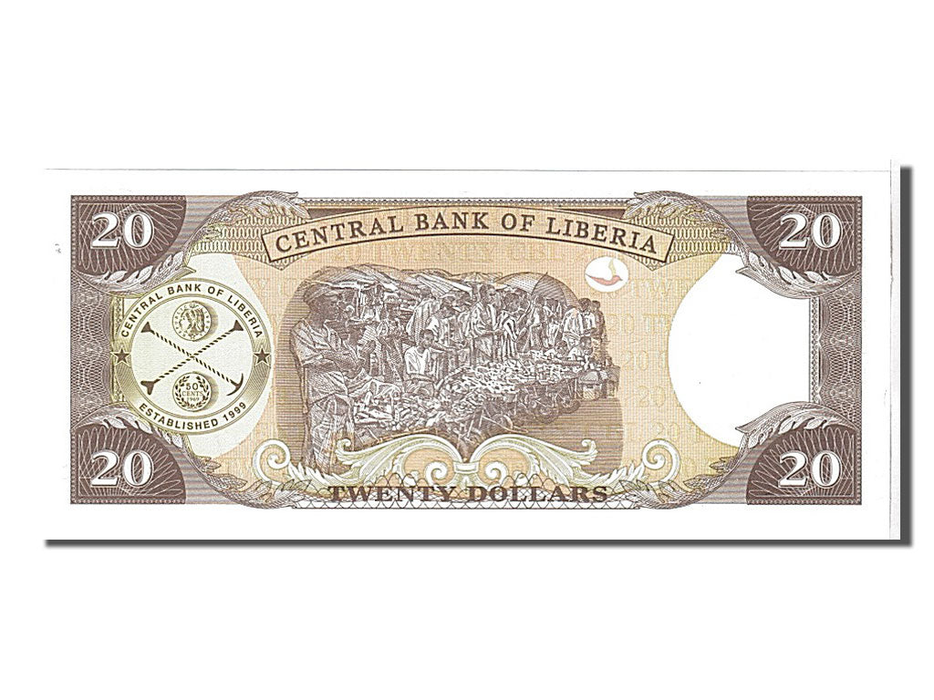 Liberia, 20 Dollars, 2009, KM #28e, UNC(65-70), CE2787327
