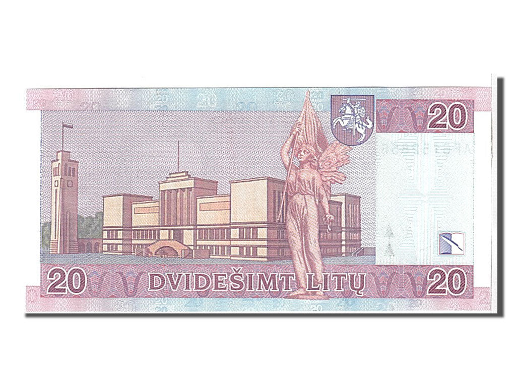Banknote, Lithuania, 20 Litu, 2007, KM:69, UNC(65-70)