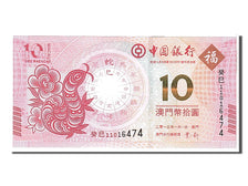 Biljet, Macau, 10 Patacas, 2013, NIEUW