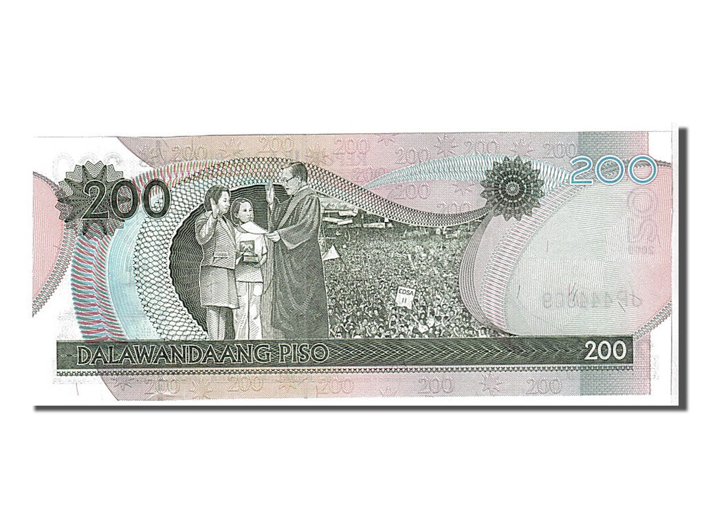 Biljet, Fillipijnen, 200 Piso, 2009, KM:203a, NIEUW
