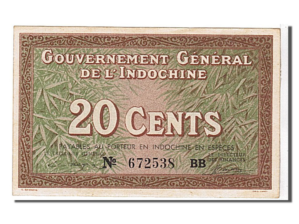 Indochine, 20 Cents type 1939