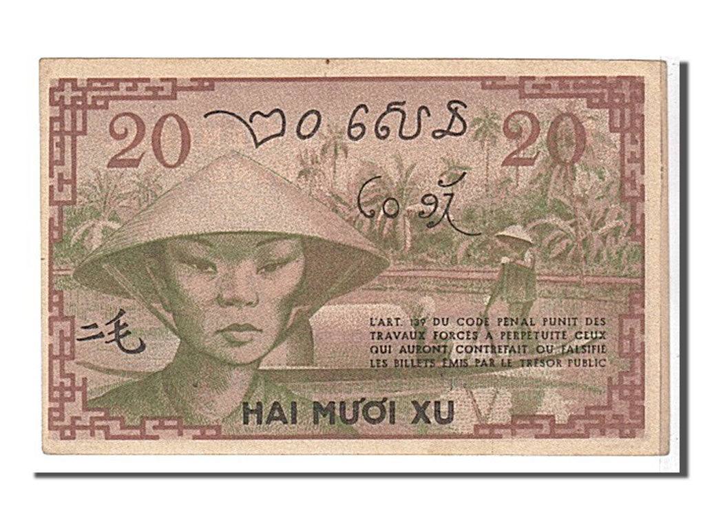Indochine, 20 Cents type 1939