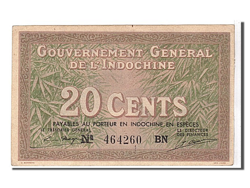 Indochine, 20 Cents type 1939