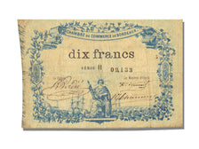 FRANCE, Bordeaux, 10 Francs, 1870, 1870-10-16, EF(40-45), Jérémie #33.01.A