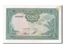 Biljet, Frans Indochina, 5 Piastres = 5 Dong, 1953, KM:106, SPL