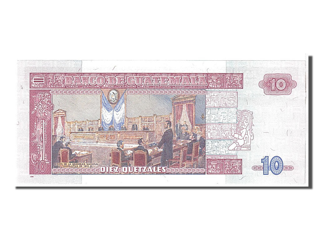 Banknote, Guatemala, 10 Quetzales, 2006, KM:111a, UNC(65-70)