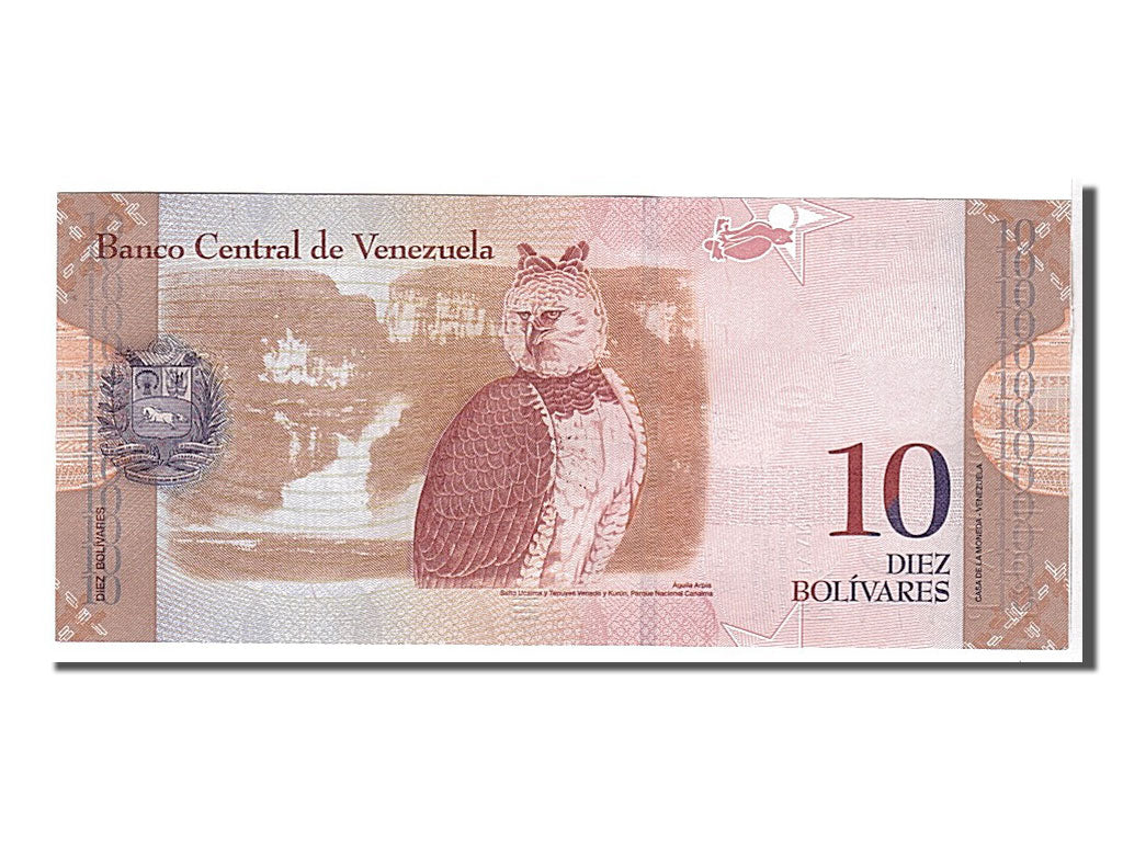Venezuela, 10 Bolívares, 2009, KM #90b, UNC(65-70), L39976081