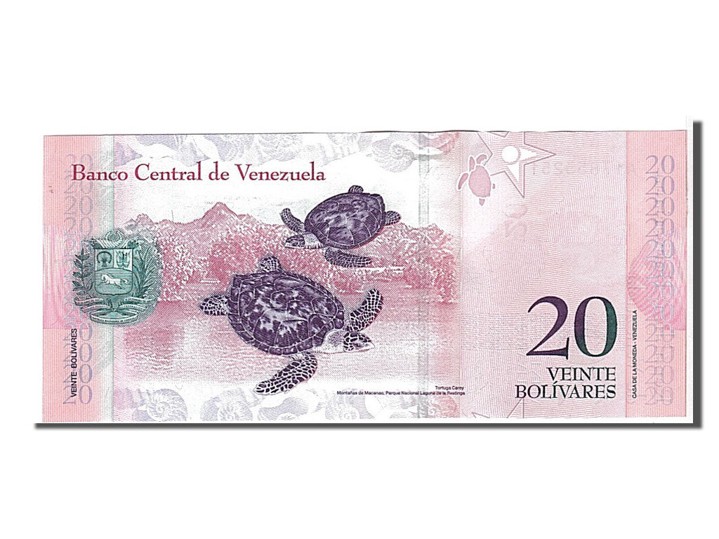 Banknote, Venezuela, 20 Bolivares, 2007, UNC(65-70)