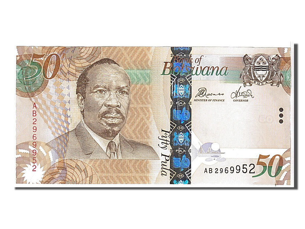Biljet, Botswana, 50 Pula, 2009, KM:32, NIEUW