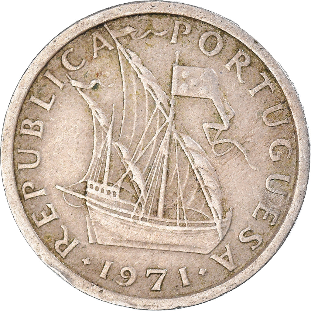 Munten, Portugal, 2-1/2 Escudos, 1971