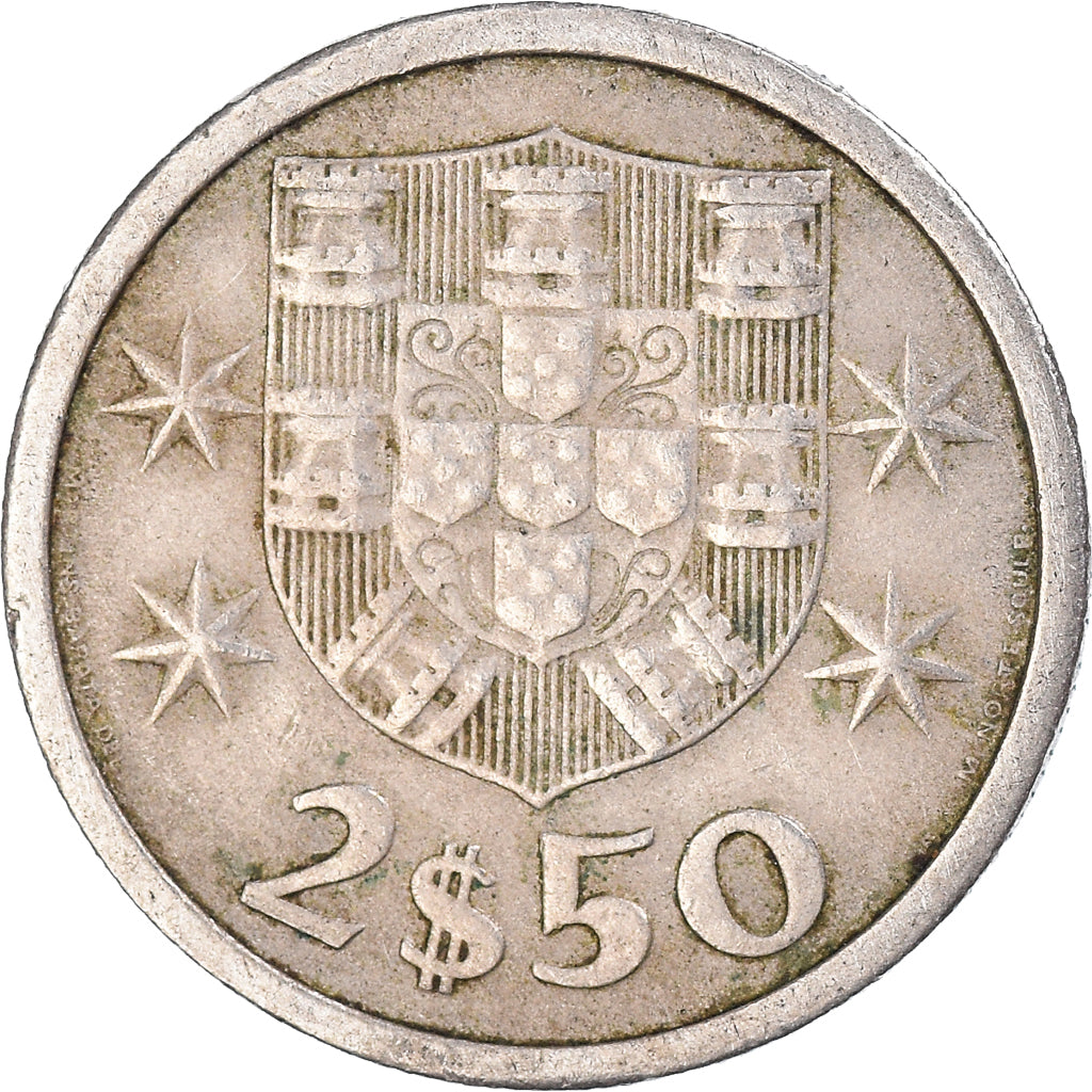Munten, Portugal, 2-1/2 Escudos, 1971